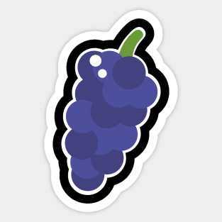 simple grapes Sticker